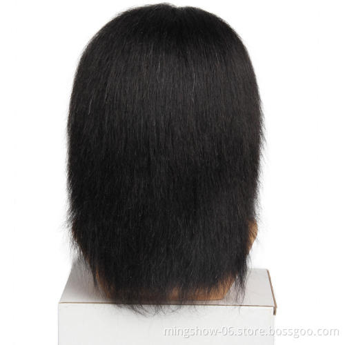OEM male mannequin head with beard, no MOQ male silicone mannequin head